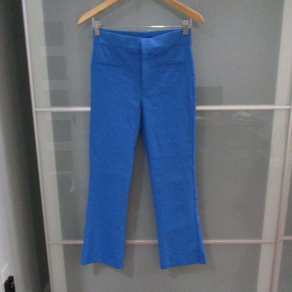 Zara High Waist Straight Leg Pants